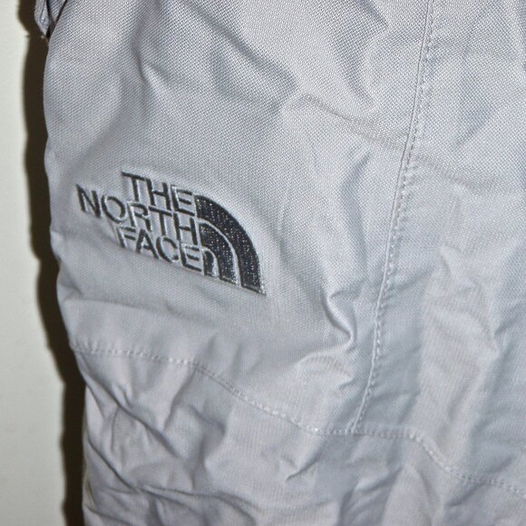 NORTH FACE WOMEN'S HYVENT GREY INSULATED SKI PANTS, DETACHABLE SUSPENDERS SIZE M - Picture 12 of 16